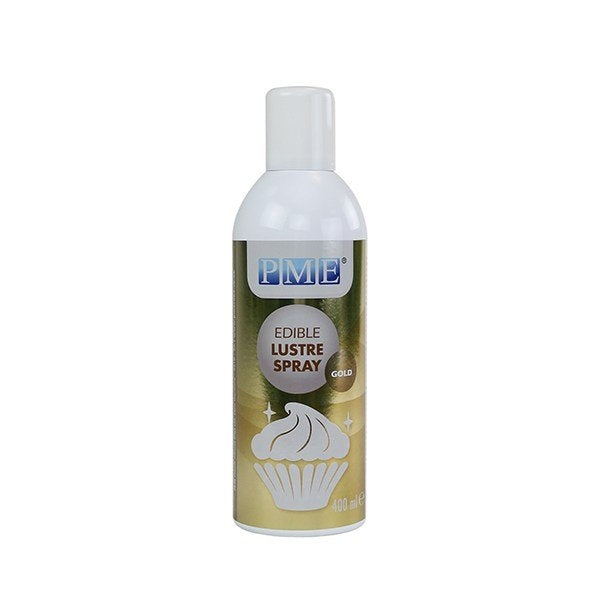 PME Edible Lustre spray (Aerosol)  GOLD 400ml  (Please see the shipping note)