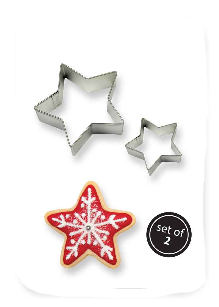 PME Cookie & Cake Star Cutter (Set/2)  -PMESC605