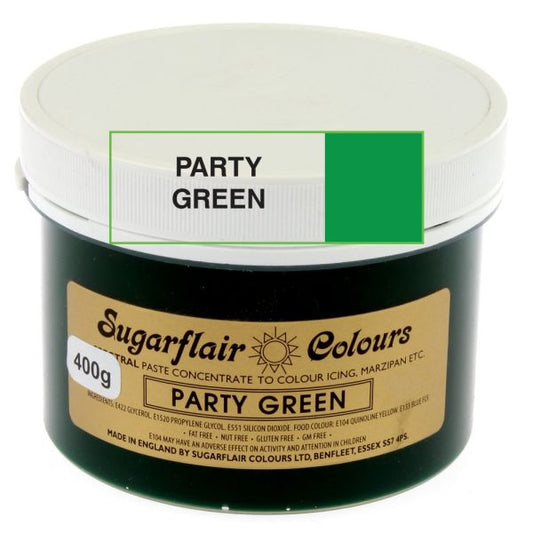 Sugarflair  Spectral Paste Party Green-400g