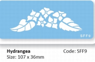 Stencil Hydrangea