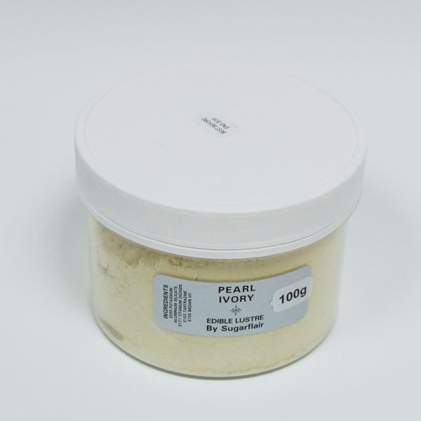 Sugarflair Lustre  Dusting -Pearl Ivory -100g Value pack