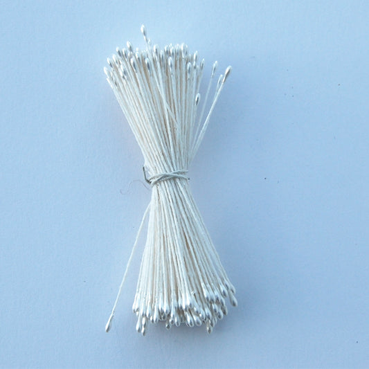 Small Round Stamen Pearl White 1mm (144pieces 288 heads) #FSWP10