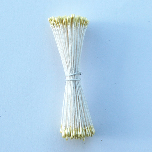 Small Round Stamen Pearl Yellow 1mm (estimate 144pieces 288 heads) #FSPYE10