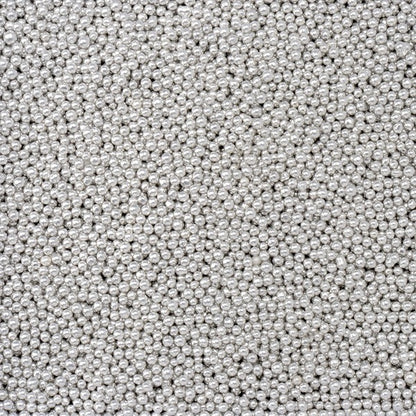 SUGAR BALLS / DRAGEE SILVER 2mm ---1kg