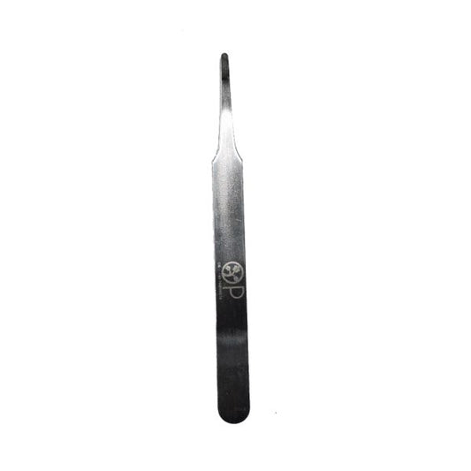 Stainless Steel Wide Head Tweezer  4.5"