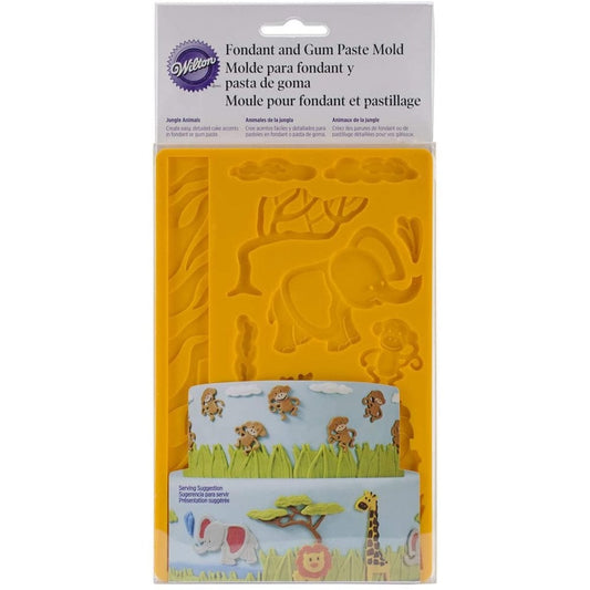 Wilton Jungle Animals Fondant Mould
