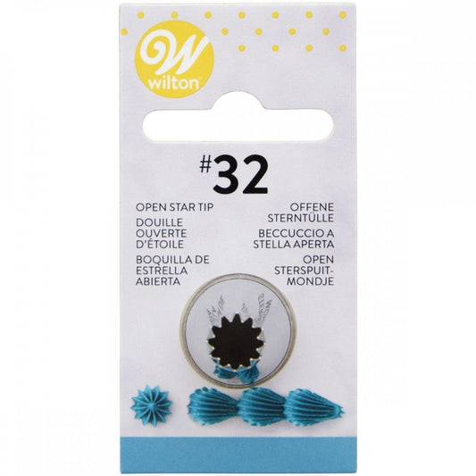 Open Star Decorating Tip #032 Wilton Nozzle